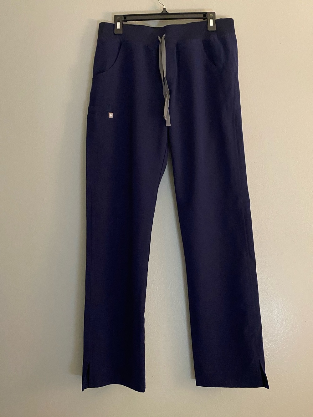 Figs Navy Drawstring Scrub Pants